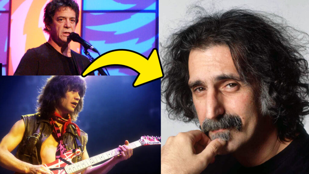Frank Zappa Eddie Van Halen Lou Reed Musicians