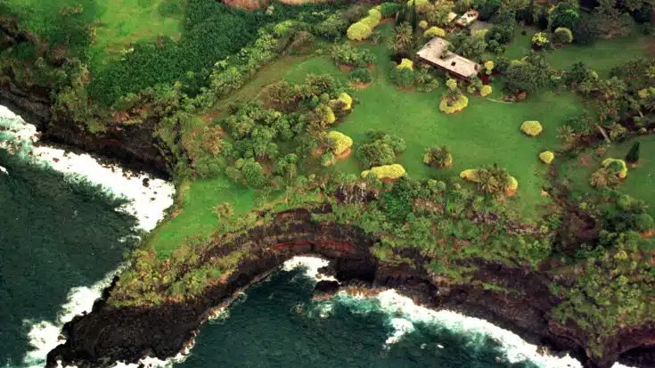hideaway home of ex-Beatle, George Harrison, April 28, 2000 in Hana, Maui.