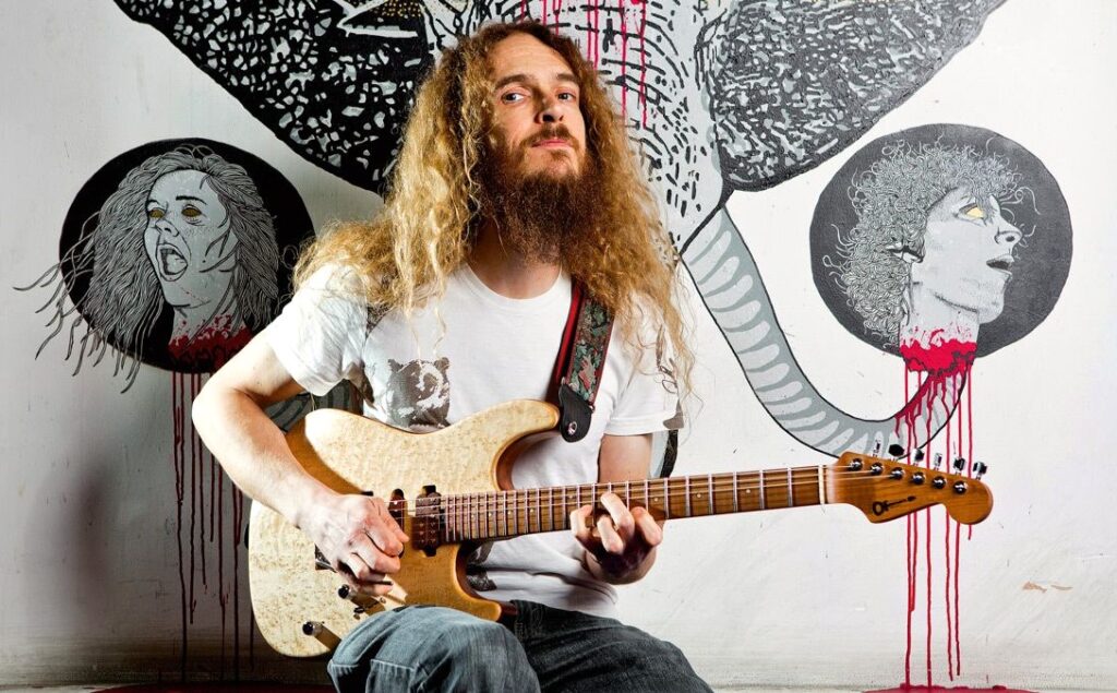 Guthrie Govan with his Charvel Guitar