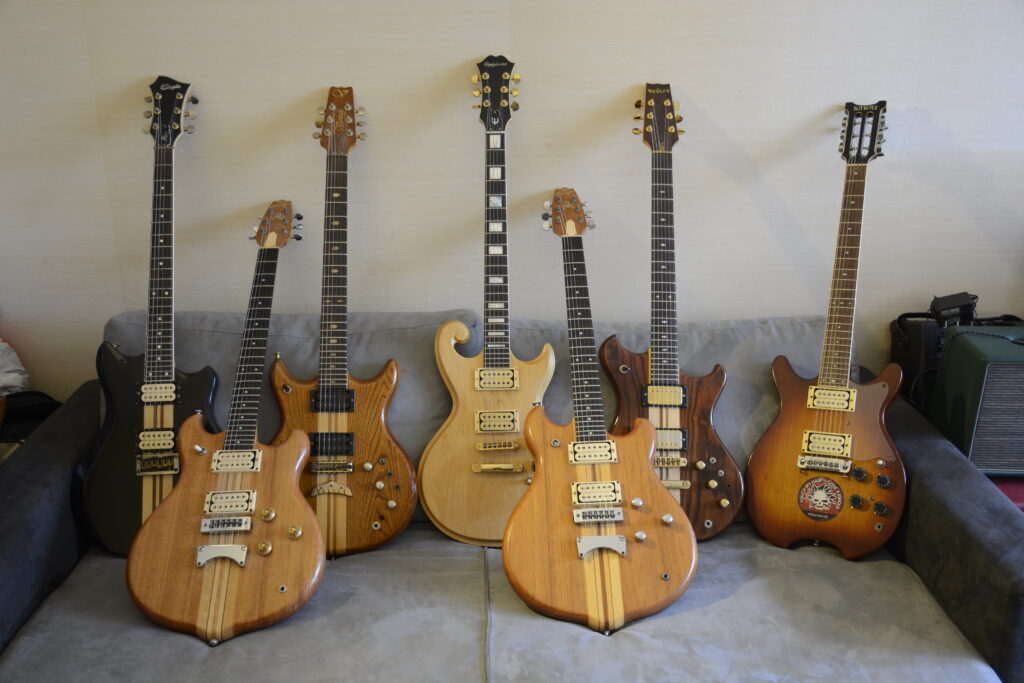 Made in Japan Guitars: Eagle Jet, Kasuga Scorpion SC-800, Vantage VA900, Epiphone Scroll SC-550, Westone Thunder III, Kawai KS10XL 