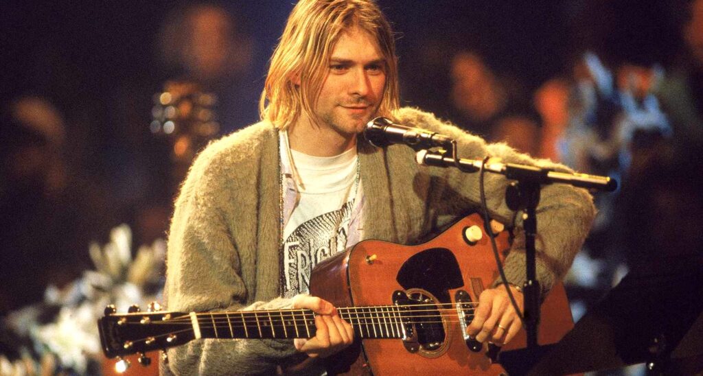 Kurt Cobain at MTV Unplugged 1993
