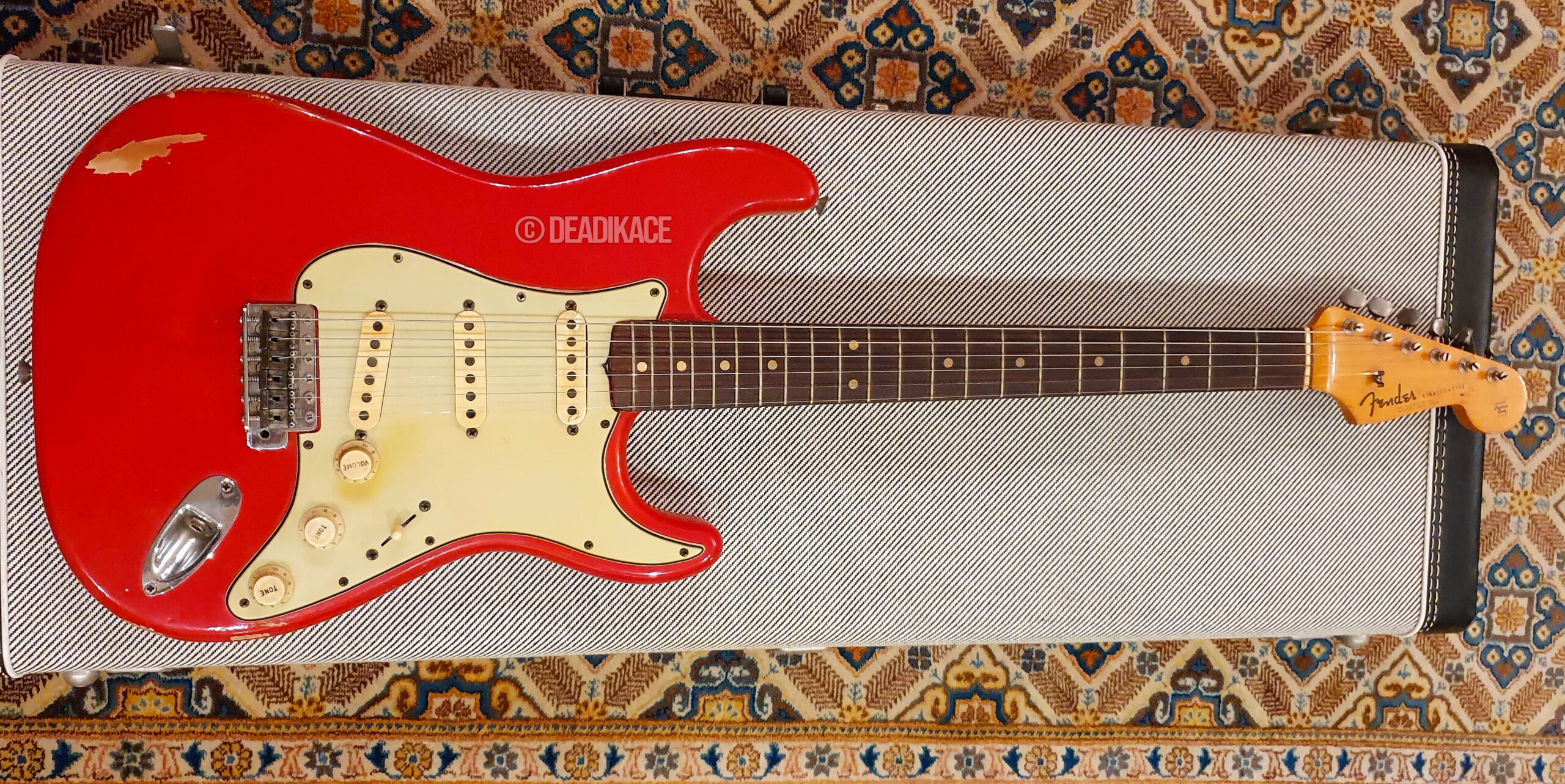 Vintage Fender 1963 Stratocaster Dakota Red