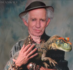 Keith Richards with his first pet