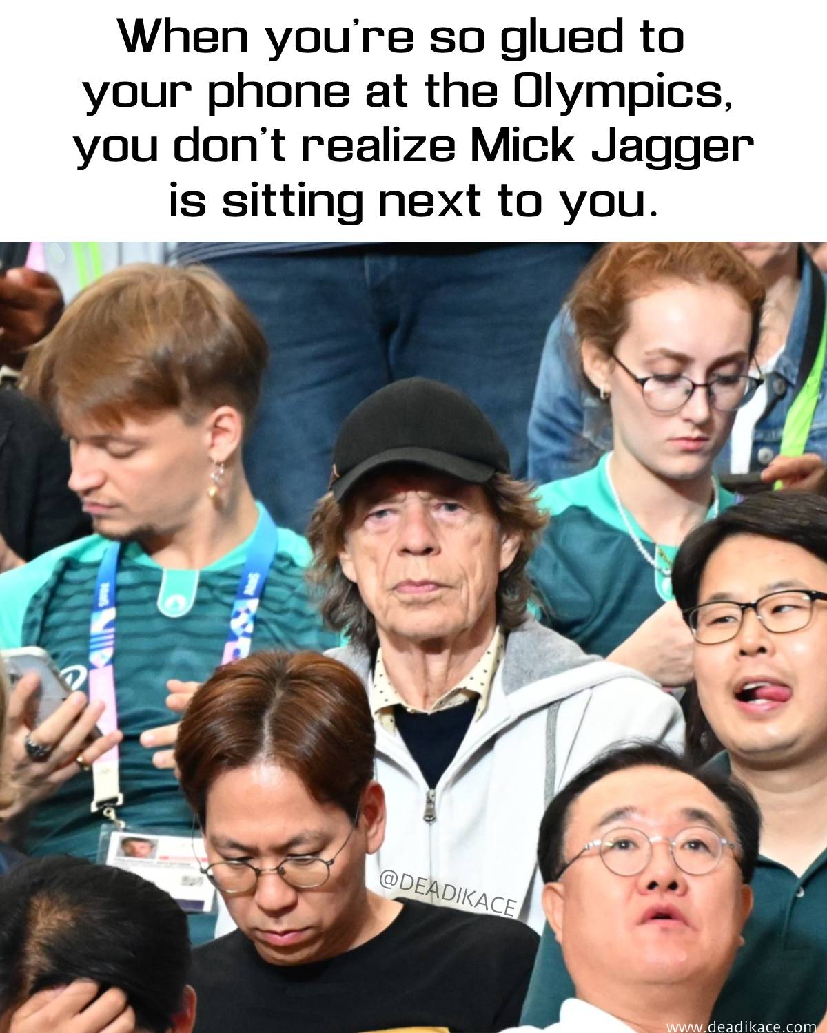 Mick Jagger at the Olympics 2024