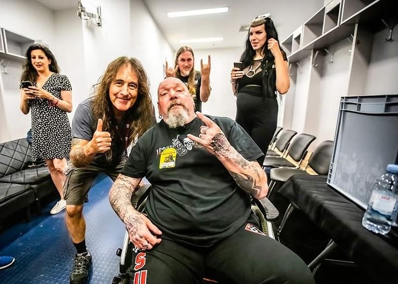 Steve Harris & Paul Di'Anno. Credit: Stjepan Juras