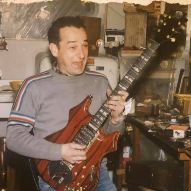 Doug Irwin with Tiger Guitar 1970s