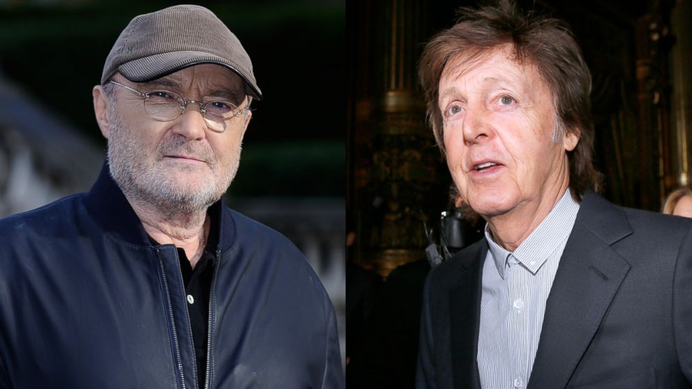 Phil Collins and Paul McCartney