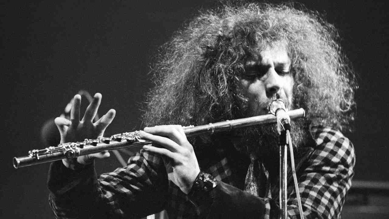 Ian Anderson of Jethro Tull performing onstage
