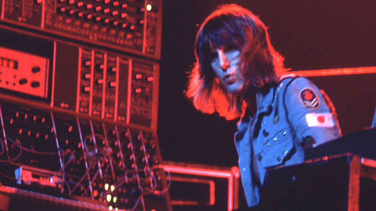 Keith Emerson in London during the 1970s.