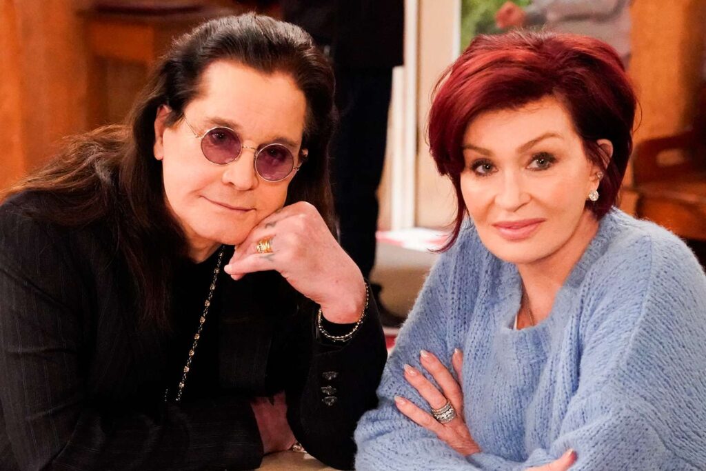 Ozzy Osbourne with his wife Sharon Osbourne 