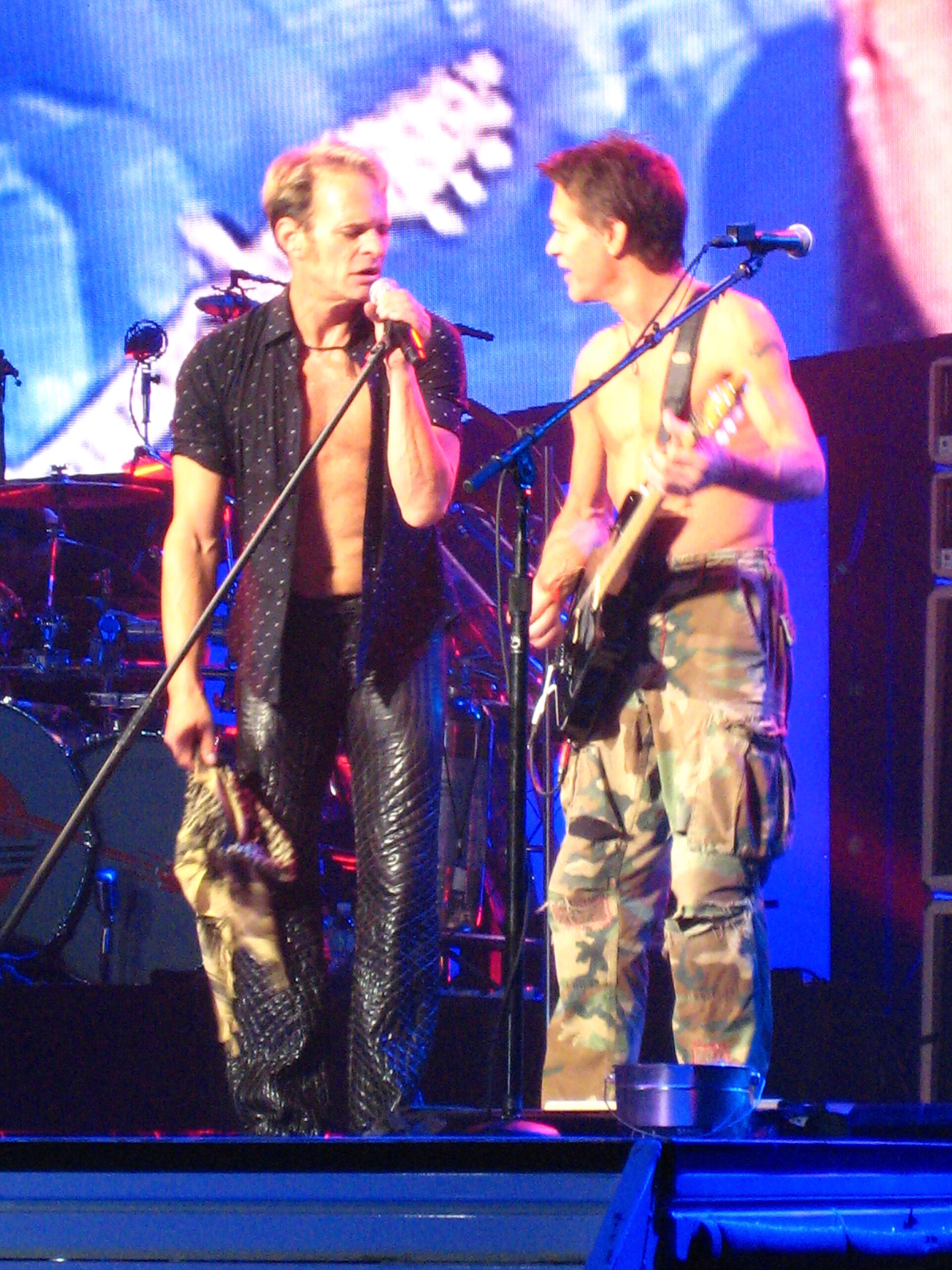 David Lee Roth and Alex Van Halen at the TEDx event