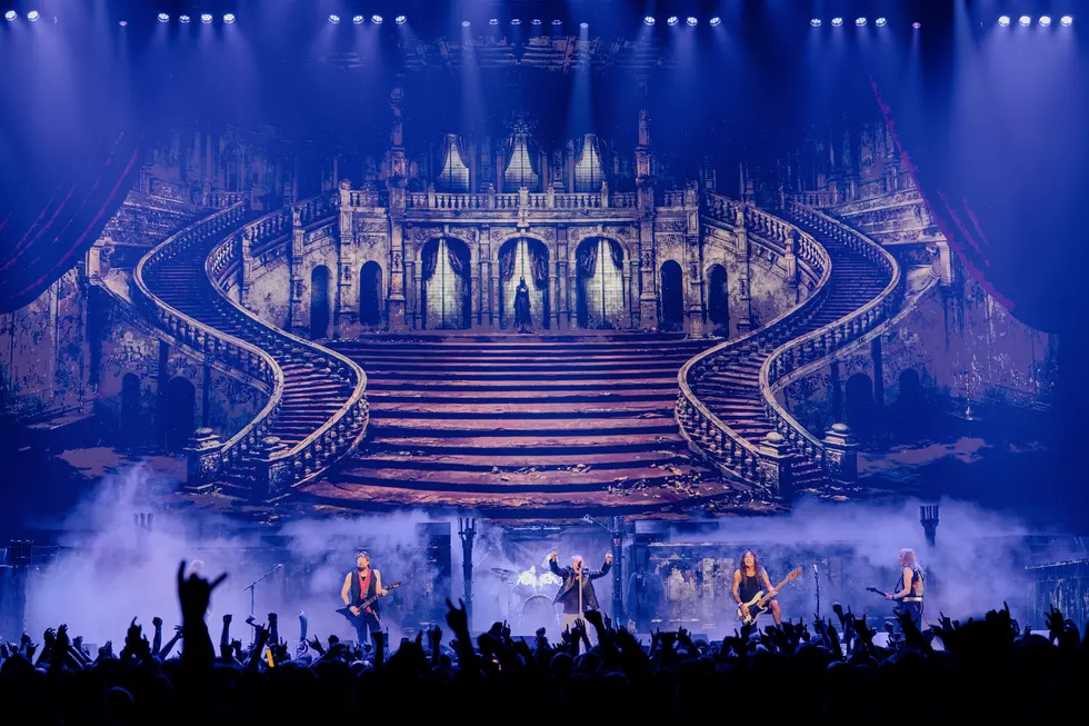 Iron Maiden's updated stage production featuring the new video wall