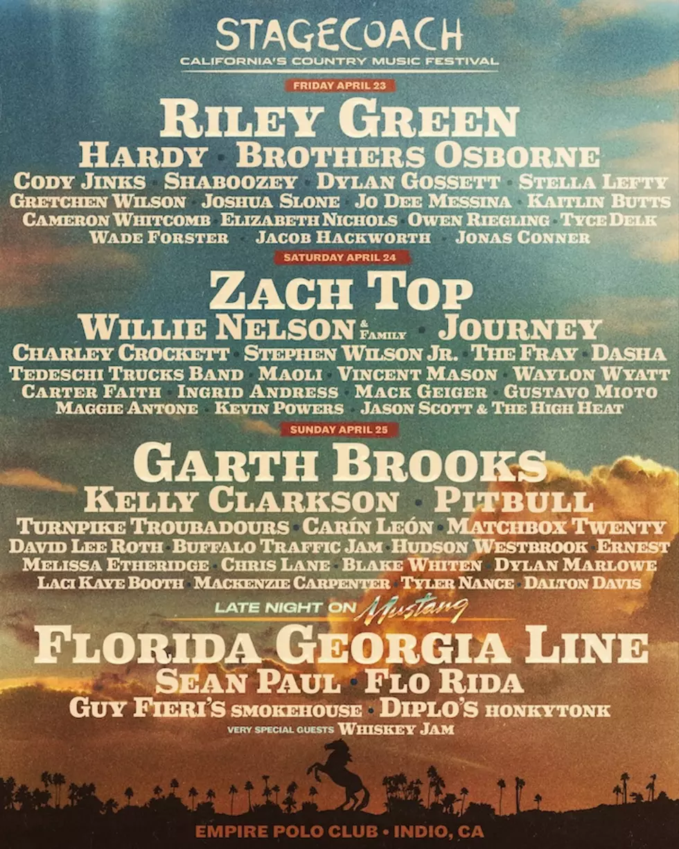 Stagecoach festival lineup promotional artwork featuring Journey.