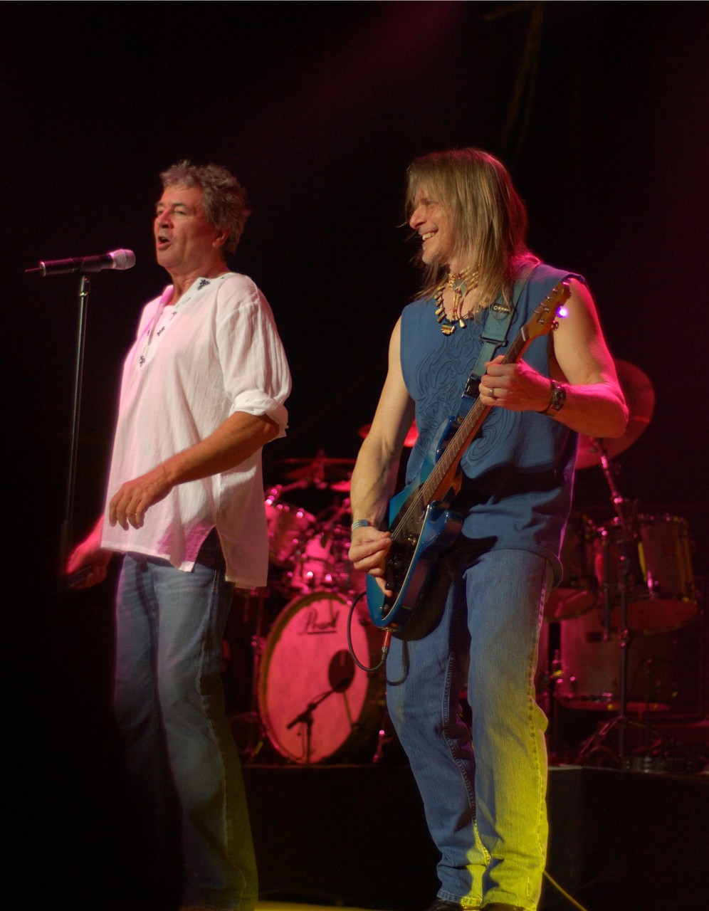 Ian Gillan performing live with Deep Purple.