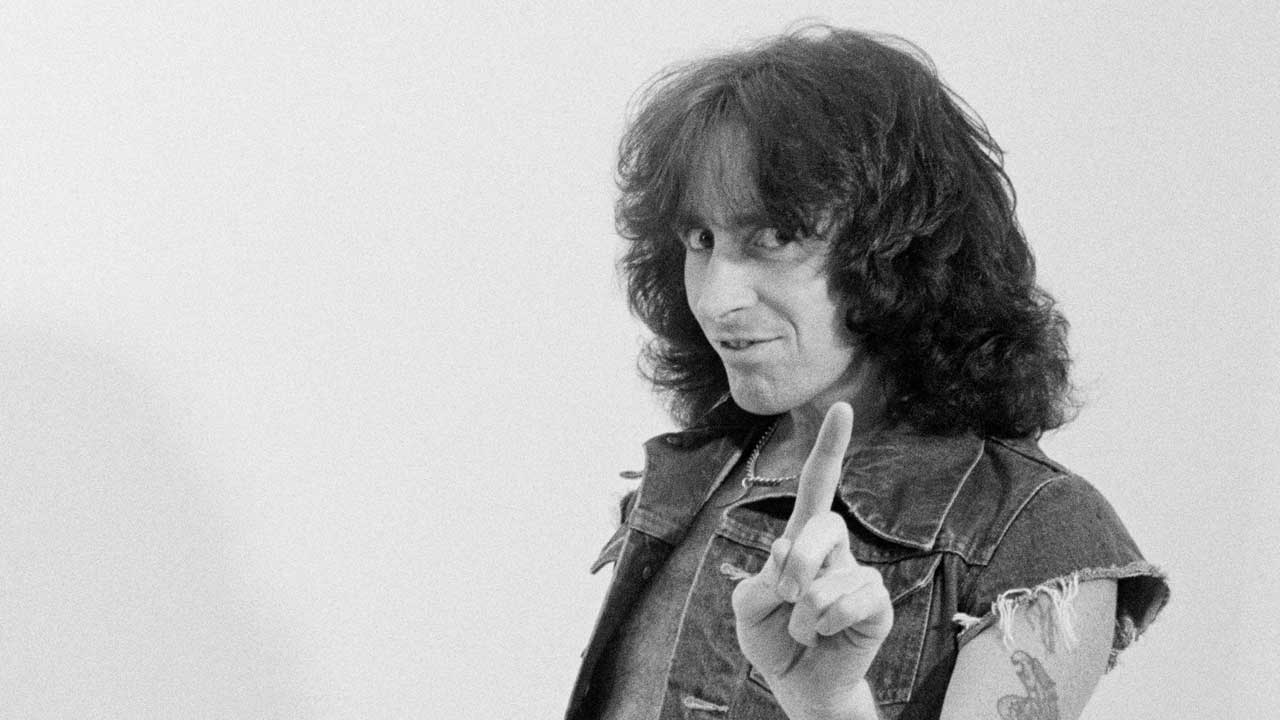 Bon Scott studio portrait