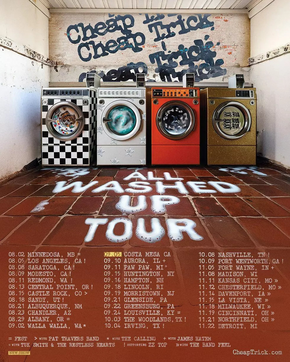 Cheap Trick live on tour.