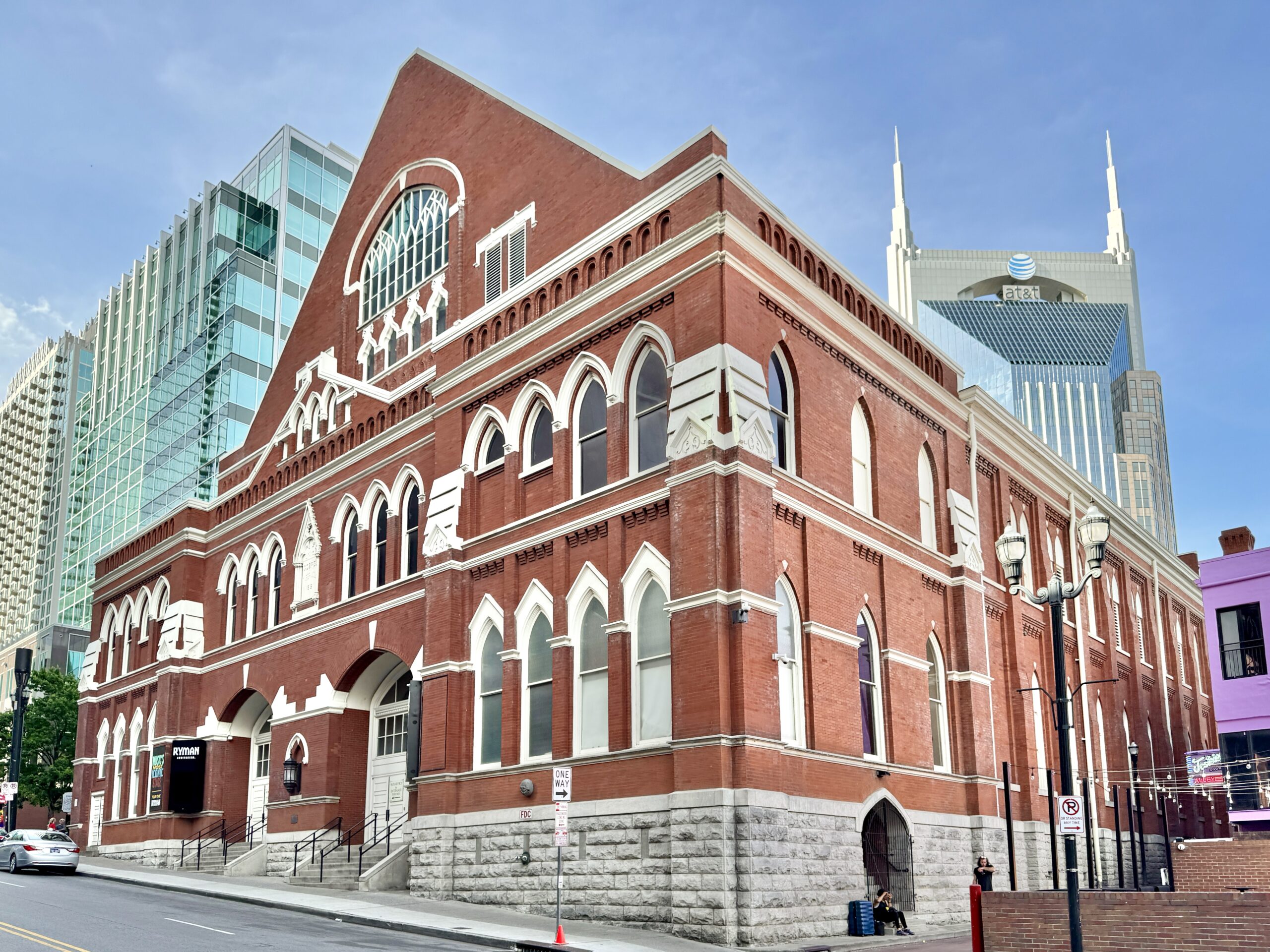 The stage inside Nashville's Ryman Auditorium.