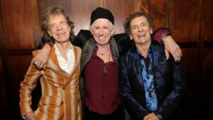Mick Jagger, Keith Richards and Ronnie Wood in May in Brooklyn Kevin Mazur/Getty Images/UMG